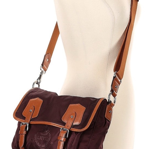 Lauren Ralph Lauren Brown and Tan Crossbody Bag with Classic Design - Picture 2 of 7